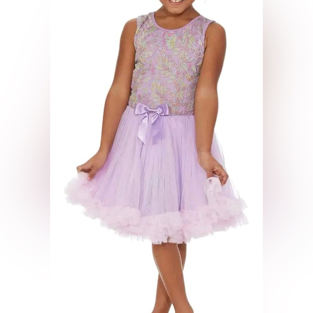 Popatu Lavender Lace Dress